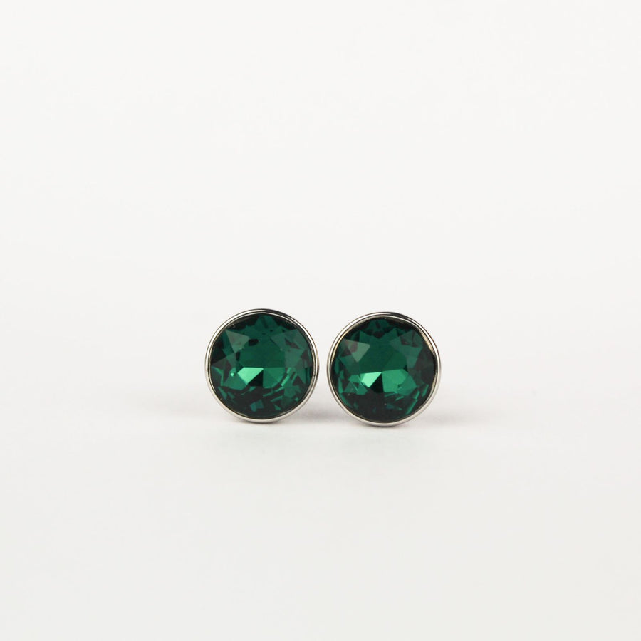 Aretes básicos verdes