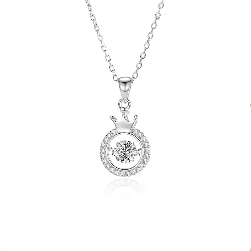 Collar corona platino