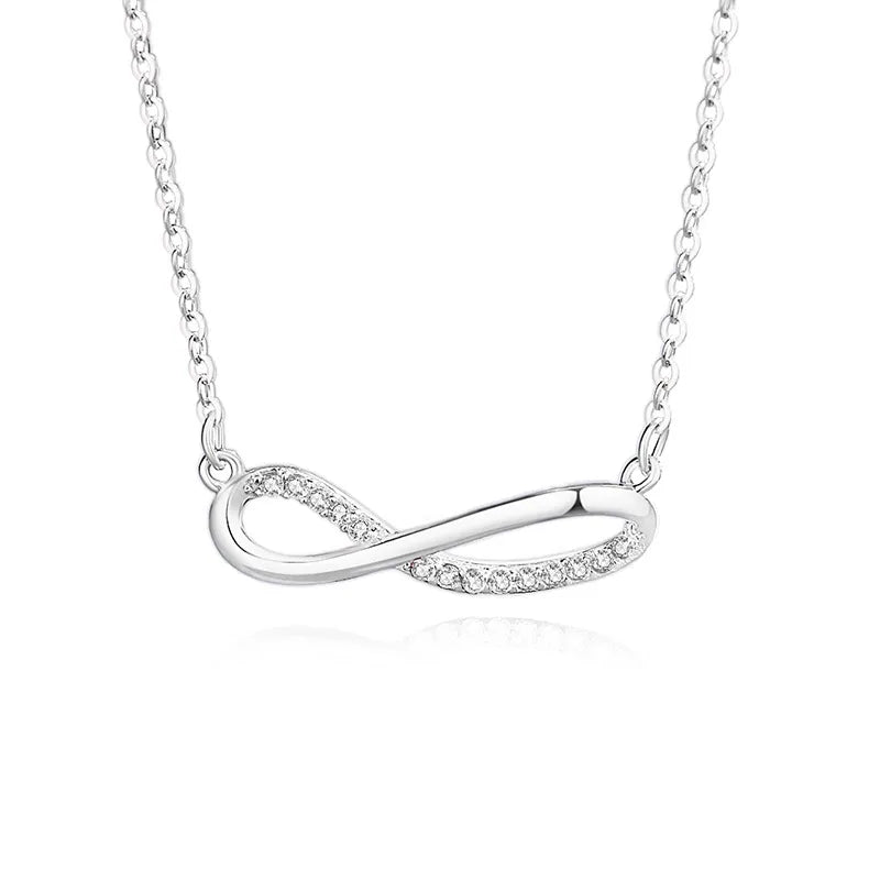 Collar infinito platino