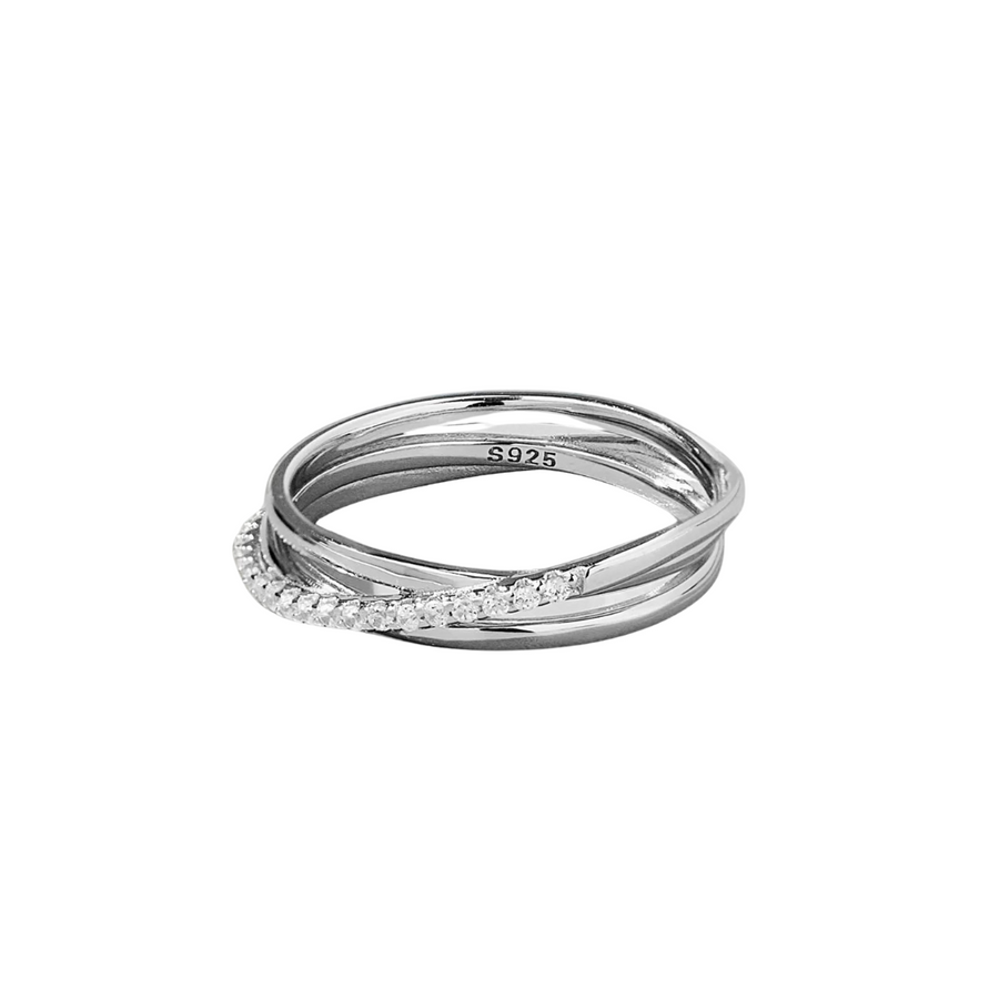 Anillo moderno con argollas