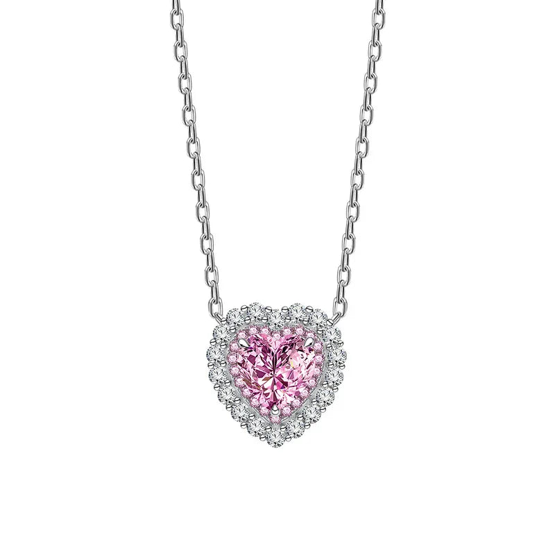 Collar elegante de corazón