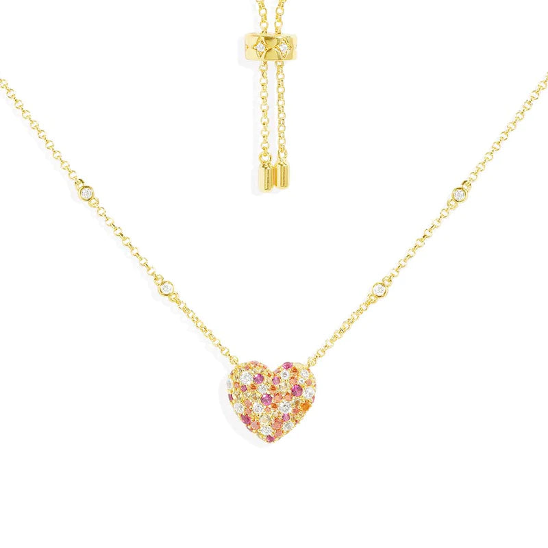 Collar Valentine dorado pequeño