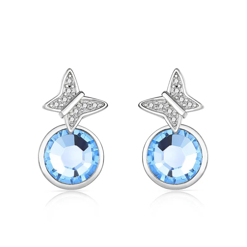 Aretes de mariposa